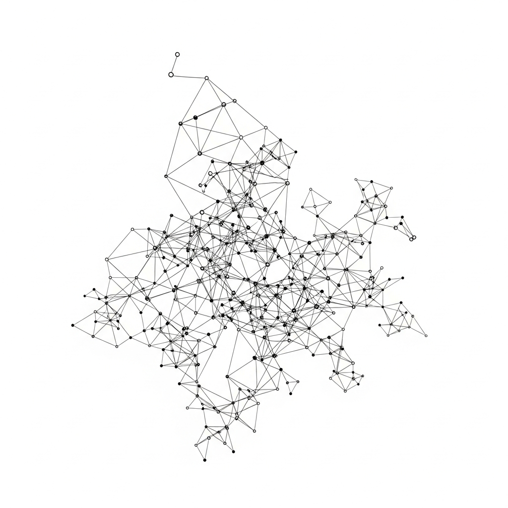Abstract scientific molecular wireframe background pattern